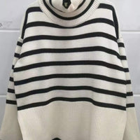 Loose Turtleneck Pullover