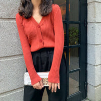 Loose V-Neck Commuter Cardigan