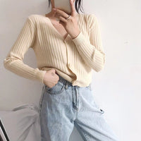 Loose V-Neck Commuter Cardigan