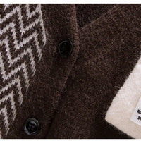 V-Neck Sleeveless Knit Vest Cardigan