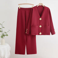 Viscose Commuter Long Sleeve Pants Set