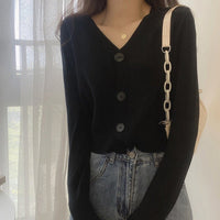 Loose V-Neck Commuter Cardigan