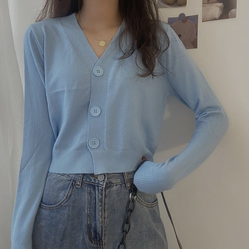 Loose V-Neck Commuter Cardigan