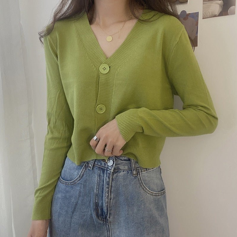 Loose V-Neck Commuter Cardigan