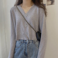 Loose V-Neck Commuter Cardigan