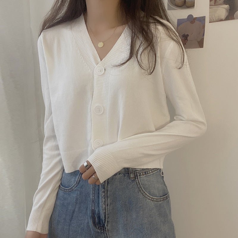 Loose V-Neck Commuter Cardigan