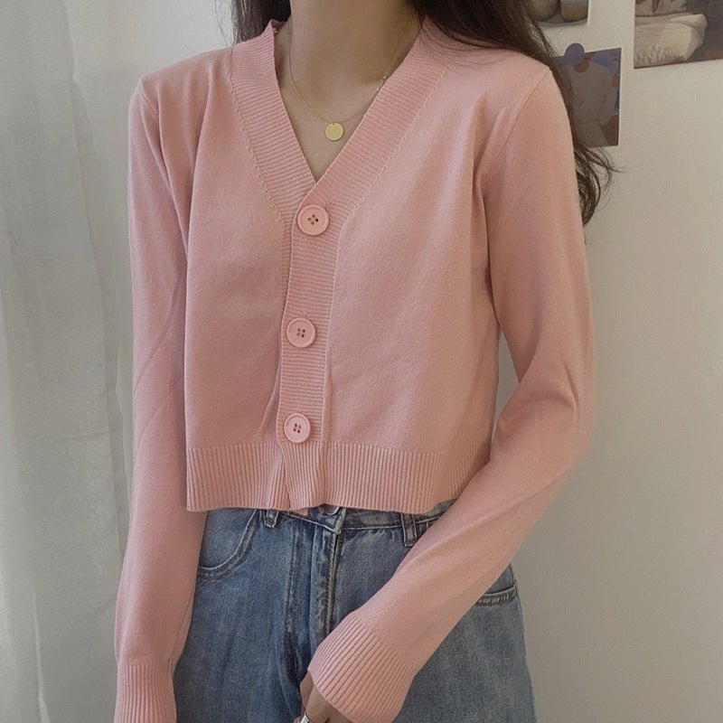 Loose V-Neck Commuter Cardigan