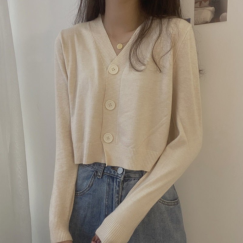 Loose V-Neck Commuter Cardigan