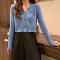 Loose V-Neck Commuter Cardigan