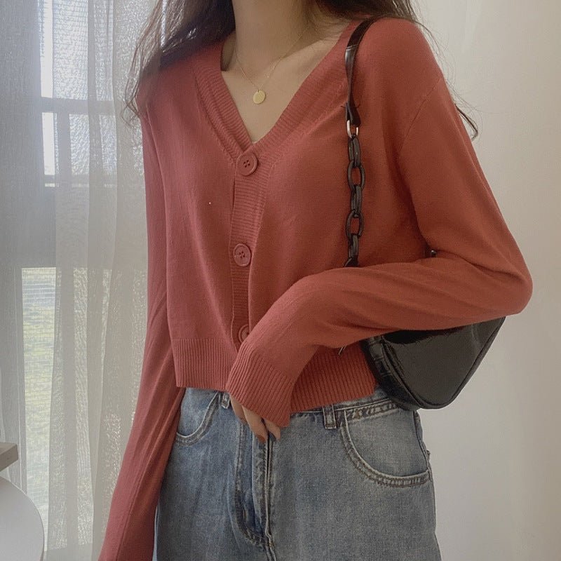 Loose V-Neck Commuter Cardigan