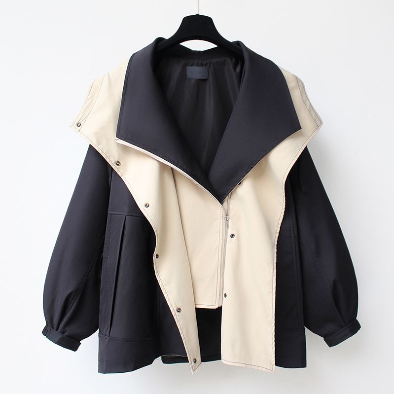 Waisted Mid-Length Windbreaker