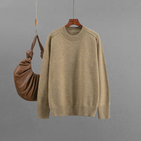 Basic Loose Crew Neck Bottoming Sweater