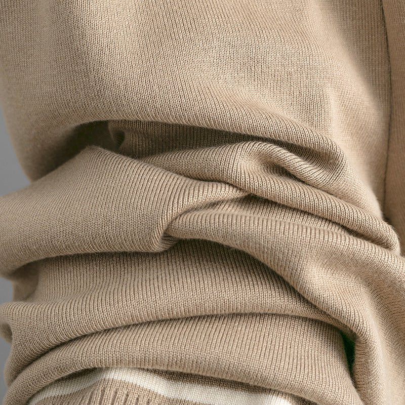 Loose Casual Knit Pullover Two-Piece Set