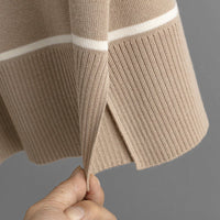 Loose Casual Knit Pullover Two-Piece Set