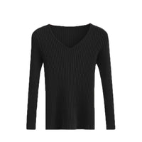 Slim Fit V-Neck Winter Top