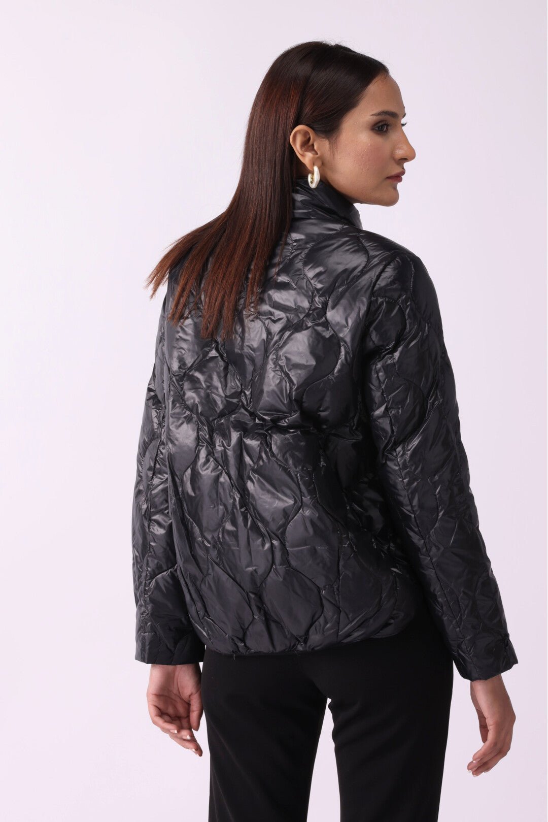 Black Padded Puffer Jacket