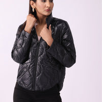 Black Padded Puffer Jacket