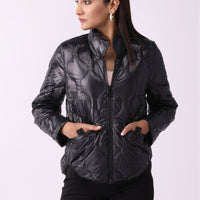 Black Padded Puffer Jacket