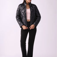 Black Padded Puffer Jacket