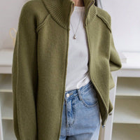 3D Wool Blend Cardigan