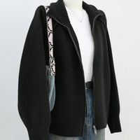 3D Wool Blend Cardigan