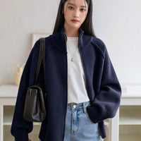 3D Wool Blend Cardigan