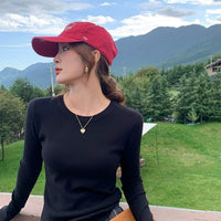 Slim Andy Velvet Pullover