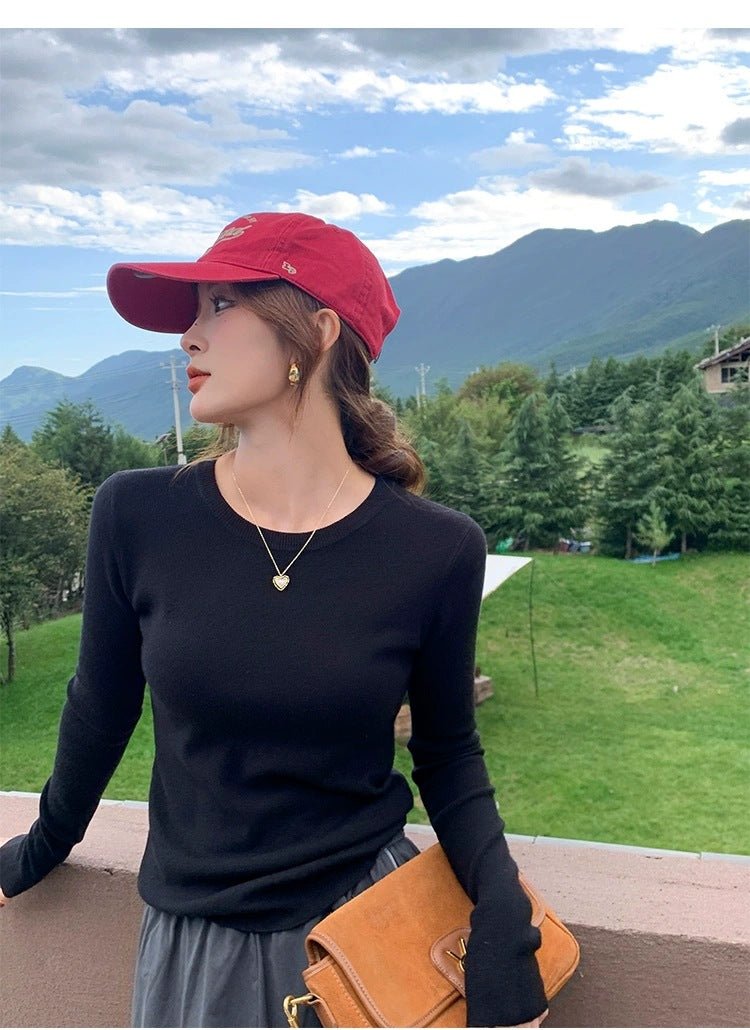 Slim Andy Velvet Pullover