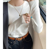 Slim Andy Velvet Pullover