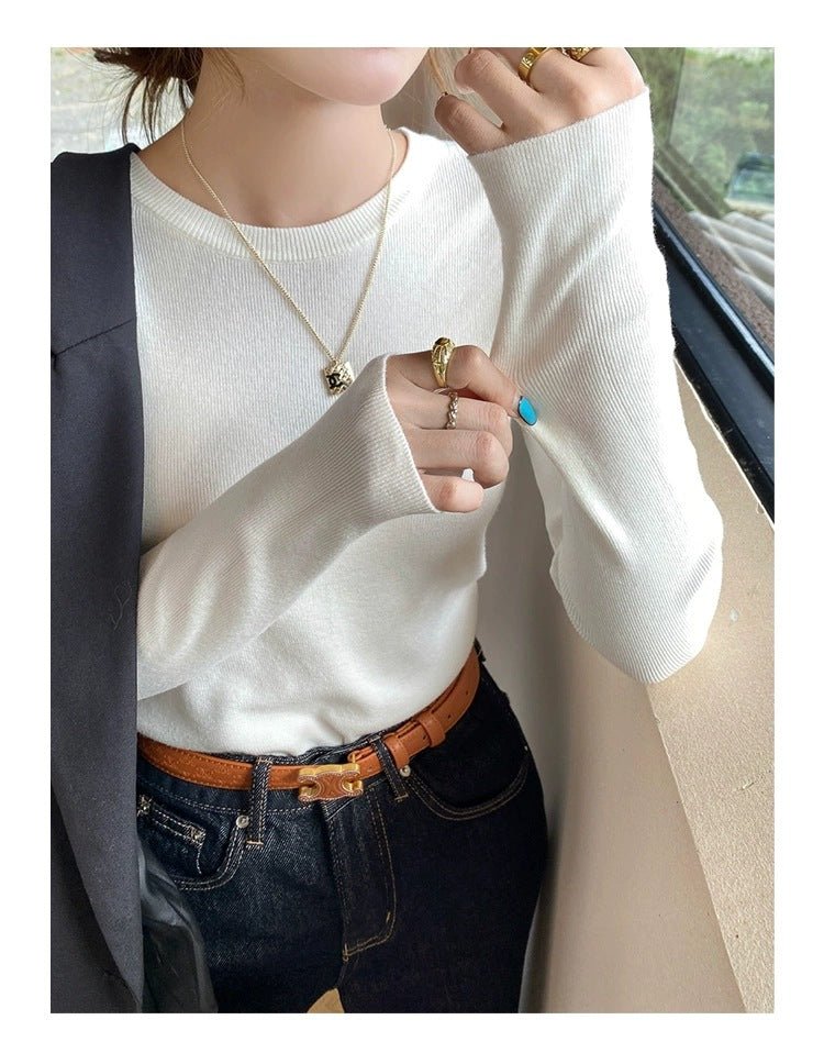 Slim Andy Velvet Pullover