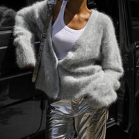 Soft Nylon Retro Sweater