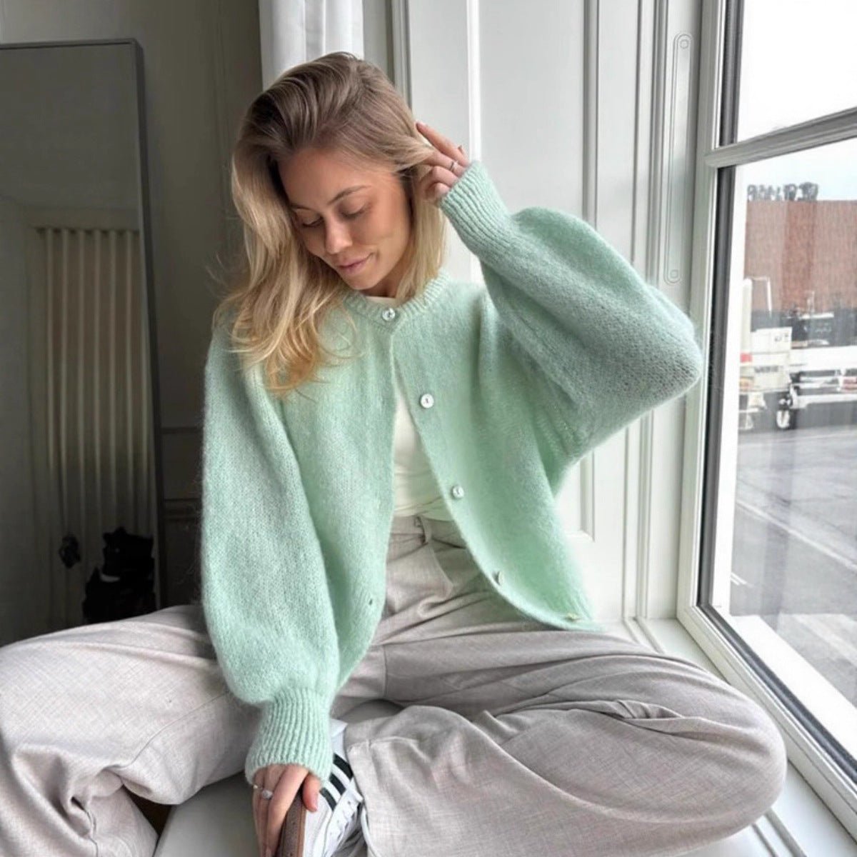Soft Pastel Knit Sweater
