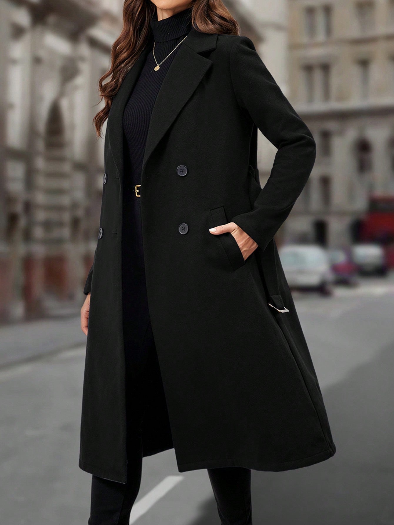 Lapel DB Woolen Coat