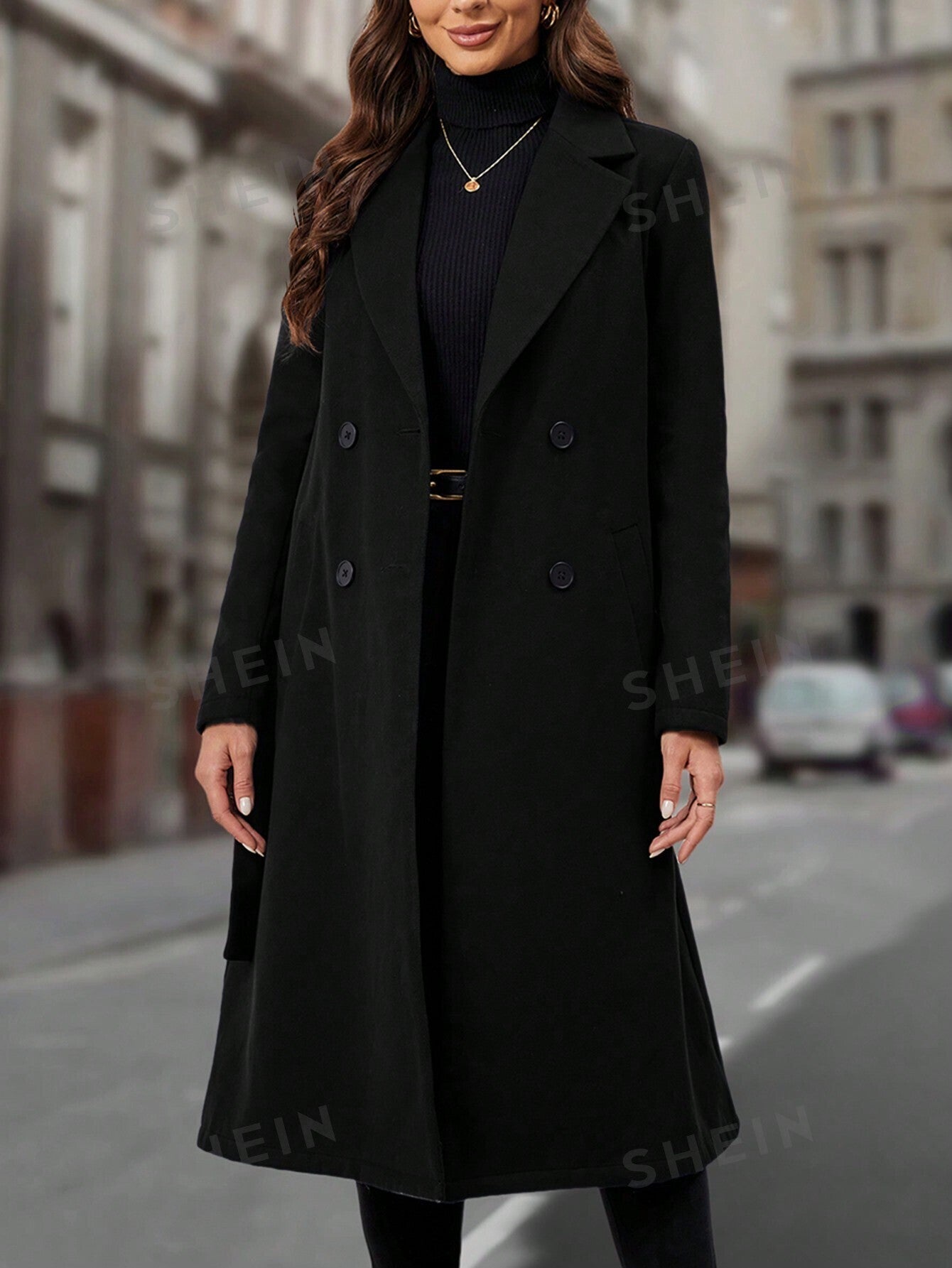 Lapel DB Woolen Coat