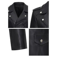 Waisted Short Leather Jacket