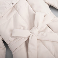 Long Belted Padded Coat