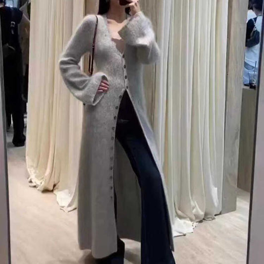 Urban Commuter Style Knitwear Coat