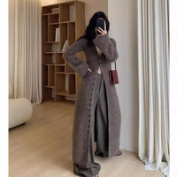 Urban Commuter Style Knitwear Coat