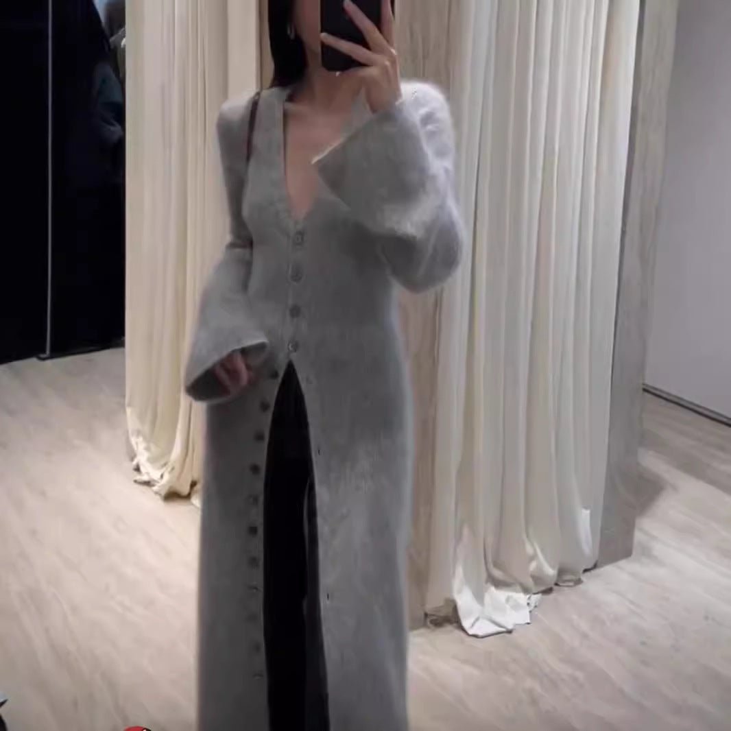 Urban Commuter Style Knitwear Coat