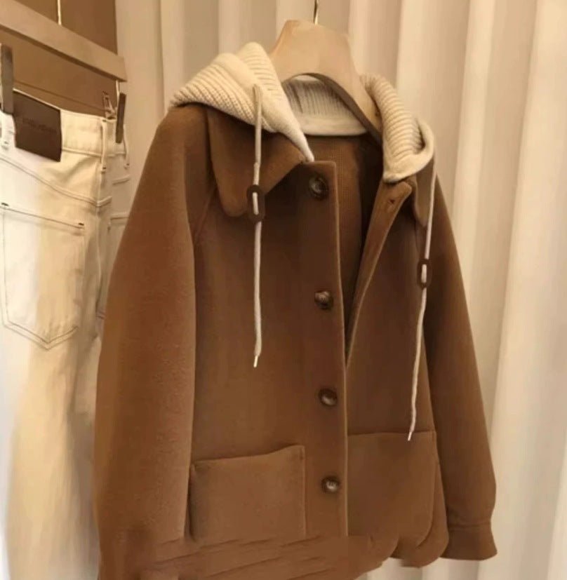 Thick Korean Polo Wool Jacket