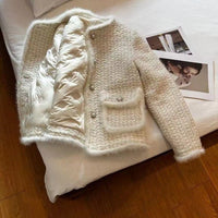 Crew Neck Padded Jacket