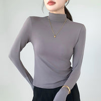 Slim Semi-Turtleneck Mask Pullover