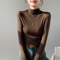 Slim Semi-Turtleneck Mask Pullover