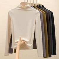 Slim Semi-Turtleneck Mask Pullover
