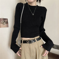 Women’s Slim Fit Solid Color Viscose Knit Sweater