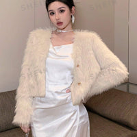Fleece Short Elegant Jacket