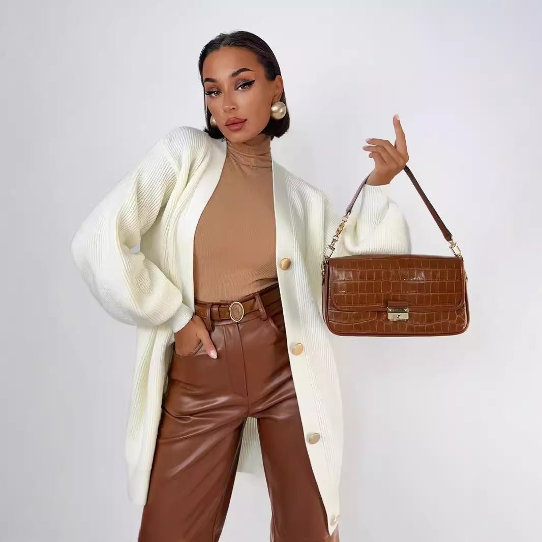 LUNE 3-Piece Ribbed Turtleneck Set