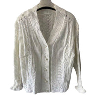 Striped V-Neck Casual Cardigan