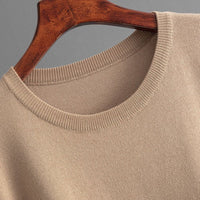 Loose Sweater & Slim Wide-Leg Pants Set