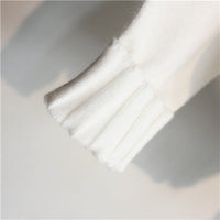 Elegant Slim Fit Pullover Top – Black & White